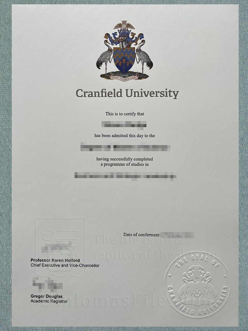 克兰菲尔德大学学位, Cranfield University Degree 克兰菲尔德大学学位, Cranfield University Degree