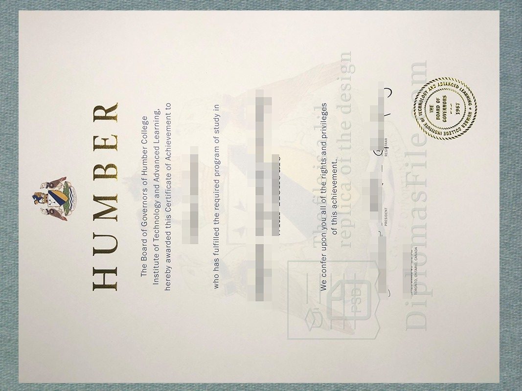 汉伯学院文凭, Humber College Diploma