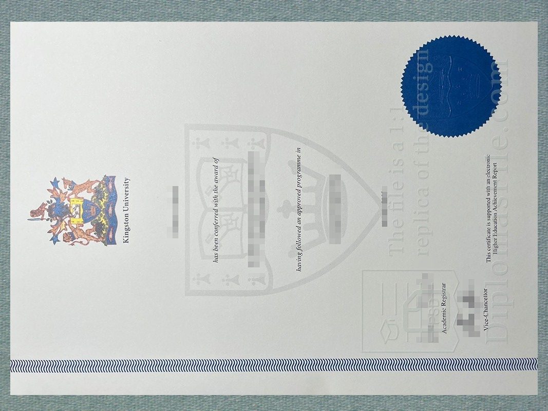 金斯顿大学学位, Kingston University degree