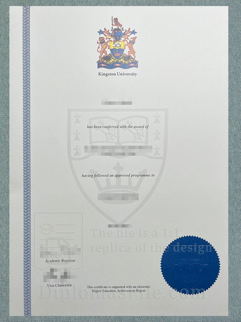 金斯顿大学学位, Kingston University degree 金斯顿大学学位, Kingston University degree