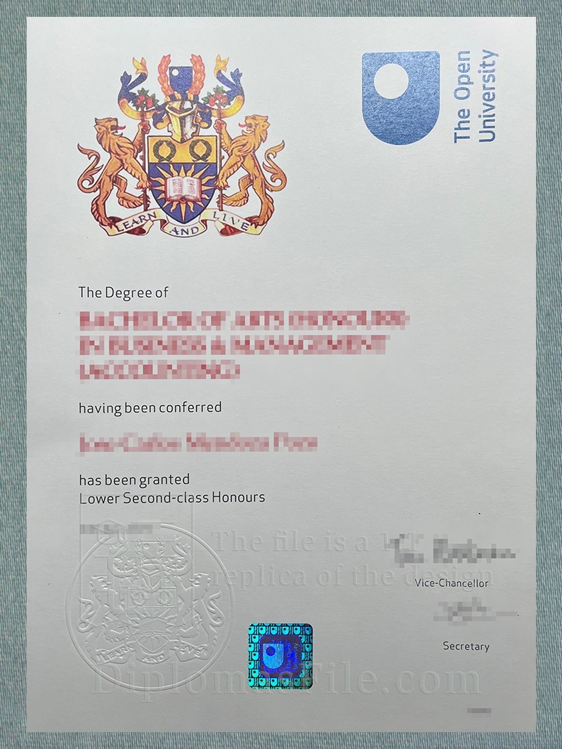开放大学学位, The open university Degree 开放大学学位, The open university Degree