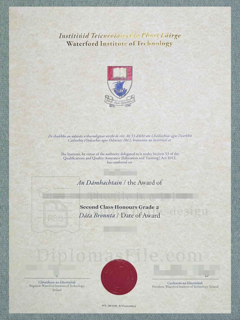 沃特福德理工学院文凭, Waterford Institute of Technology Diploma